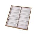 Glasses Tray Glasses Storage Box Multipurpose Eyeglasses Shelf Display Organizer Eyewear Show Tray for Eyewear Necklace Store 12 pair