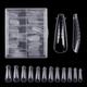 Fake Nails Poly Extension Gel Dual Nail Form Coffin Nails Full Cover 120pcs