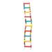 Colorful Beads Stair Parrot Hanging Bridge Wooden Bird Climbing Ladder Toy Funny Parrot Playing Toy
