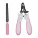 solacol Dog Nail Clippers for Large Dogs New Type Nail Clippers with File Curved Handle Dog Nail Clippers Pet Cleaning Products Stainless Steel Nail Clippers Dog Nail Clippers for Grooming