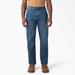 Dickies Men's Flex Relaxed Fit Carpenter Jeans - Tined Denim Wash Size 44 32 (DU603)
