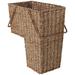 Bayou Breeze 15" Wicker Storage Stair Basket w/ Handles (Natural) in Brown/White | 16 H x 15 W x 8 D in | Wayfair 07CC8754B80240B5AA70493A1BE47D65