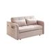 Latitude Run® Zyria Daybed Upholstered/Metal in Pink | 31.1 H x 37.4 W x 55.5 D in | Wayfair D793B608E13E4EF3979CAAFCEB9AD68F