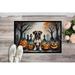 Arlmont & Co. Nyasiah Non-Slip Halloween Outdoor Doormat Synthetics in Black/Brown | 27 H x 18 W in | Wayfair 9BEFB7A8B2104141885DD8C831254620