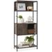 Latitude Run® Hovik Bookcase, Metal in Brown | 70 H x 12 W x 12 D in | Wayfair D21CCA6BD3954B3D9AF0CE7B78DCEC69