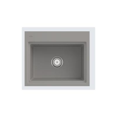 Villeroy & Boch Villeroy&Boch Spülbecken, Küchenspüle Subway Style 60 S flat Fossil 580x490mm, Unterschrankbreite 60cm Image