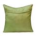 Sevita Fern Forest Green/Yellow Polyester Throw Pillow, 14" x 20"
