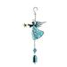 xinqinghao metal angel wind chime hanging decoration ornament bells wing angel bell decorative hanging bells gifts for home garden decoration crafts blue a