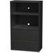 36 in. Lateral Hanging File Drawers Combo Unit Black