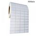 White 5000PCS/1 Roll Self Adhesive Label Sticker Address Label Roll Sticky Name Label Direct Thermal Label Universal Blank Sticker Write On Note Mark for Office Kitchen Printer 2x1cm