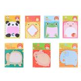 28 PCS Animal-shaped Sticker Notes Lovely Cartoon Post Memo Sticky Pads for Home School Office (Frog + Piggy + Rabbit + Elephant + Panda + Chicken + Turtle)