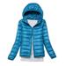 Oieyuz Women s Down Coats Plus Size Winter Warm Long Sleeve Zip up Hoodies Puffer Jacket