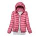 Oieyuz Women s Down Coats Plus Size Winter Warm Long Sleeve Zip up Hoodies Puffer Jacket