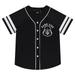 STAR WARS Ladies Baseball Jersey Button Down Mesh Baseball Shirt Black â€“ XS