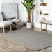 nuLOOM Elfriede Farmhouse Jute Blend Area Rug 6 x 9 Grey