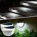 solacol Post Lights Outdoor Solar Powered Solar Fence Lights Solar Powered Outdoor Fence Lighting for Fence Step Stair Post Wallï¼ˆWhite Shellï¼‰ Step Lights Outdoor Solar Powered