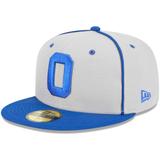 Men's New Era Gray Omaha Storm Chasers Theme Nights Rockets 59FIFTY Fitted Hat