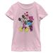 Girls Youth Pink Minnie Mouse Love T-Shirt