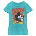 Girls Youth Turquoise Mickey Mouse Retro Run T-Shirt