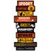 Indiana Hoosiers 24'' Halloween Celebration Stack Sign