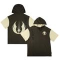 Unisex Heroes & Villains Olive Star Wars Jedi Master Short Sleeve Pullover Hoodie