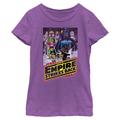 Girls Youth Purple Star Wars Empire Strikes Back T-Shirt