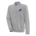 Men's Antigua Heather Gray Tampa Bay Lightning Victory Full-Zip Jacket