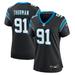 Women's Nike Nick Thurman Black Carolina Panthers Team Game Jersey