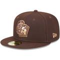 Men's New Era Brown San Antonio Missions Theme Nights Military Appreciation 59FIFTY Fitted Hat