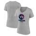 Women's Fanatics Branded Heather Gray USA Artistic Swimming Radiating Victory V-Neck T-Shirt