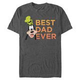 Men's Heather Charcoal Goofy Best Dad Ever T-Shirt