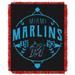 The Northwest Group Miami Marlins 46" x 60" Ace Jacquard Throw Blanket