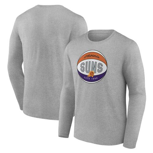 Phoenix Suns Fanatics Branded Hard Color Graphic Langarm-T-Shirt – Herren