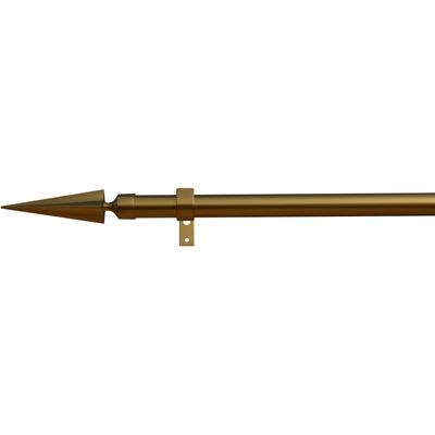 Gardinenstange INDEKO "Parma", grau (messingfarben), L:170cm Ø:16mm, Eisen, Gardinenstangen Image