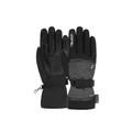 Skihandschuhe REUSCH "Alessia GORE-TEX" Gr. 8,5, schwarz (schwarz, grau) Damen Handschuhe Sporthandschuhe
