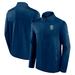 Men's Fanatics Branded Deep Sea Blue Seattle Kraken Authentic Pro Full-Zip Jacket