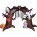 The Holiday Aisle® Herban Ghost w/ Candy Cart Inflatable Polyester | 108 H x 180 W in | Wayfair 4B708C6CEE8849E09EC95FE1481F8AB7