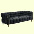 House of Hampton® Inscoe 87" Sofa in Gray | 27.56 H x 87 W x 32.68 D in | Wayfair 6B54D3C249574D03BD58FA54B53512D9