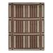 Brown/White 83.86 x 62.99 x 0.01 in Area Rug - AllModern Rectangle Claudina Area Rug Recycled P.E.T. | 83.86 H x 62.99 W x 0.01 D in | Wayfair