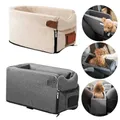 Siège de voiture pour chien Central Car Seat Bed Portable Dog Carrier for Small Dogs and Cats Safety