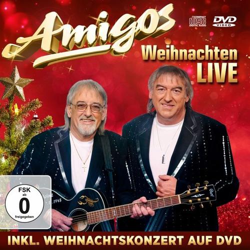 Weihnachten Live-Inkl.Weihnachtskonzert Auf Dvd (2022) – Amigos