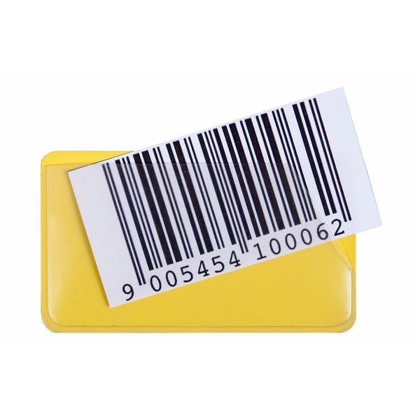 EICHNER Etikettenträger selbstklebend 58x100mm gelb, 10x5.8 cm Image