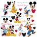 Mickey & Friends Peel and Stick Wall Decal