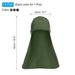 3pcs Sun Shade Hat Neck Shade, Fishing Hat Cooling Skull Cap - Army Green, Dark Gray, Navy Blue - M (US 10)