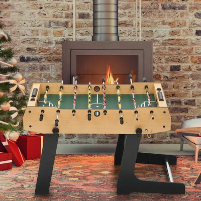 Playoff 48-inch Foosball Table Soccer Game for Kids and Adults - 47.6"L x 23.8"W x 31.1"H