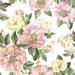 Pink & Yellow Watercolor Floral Bouquet Peel and Stick Wallpaper