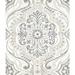 Taupe & Grey Bohemian Damask Peel and Stick Wallpaper