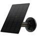 5W Solar Panel for Outdoor Wireless Security Camera Waterproof Solar Panel Continuously Power for Rechargeable Battery Surveillance Camera Micro USB Port Adjustable Security Wall Mount