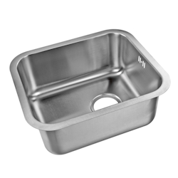 Einbauspüle `Jerry`, Einbauspülbecken, Spülbecken, Edelstahlspülbecken, Spüle, Edelstahlspüle