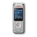 Philips Voice Tracer DVT4110/00 Diktiergerät Flash card Chrom, Silber